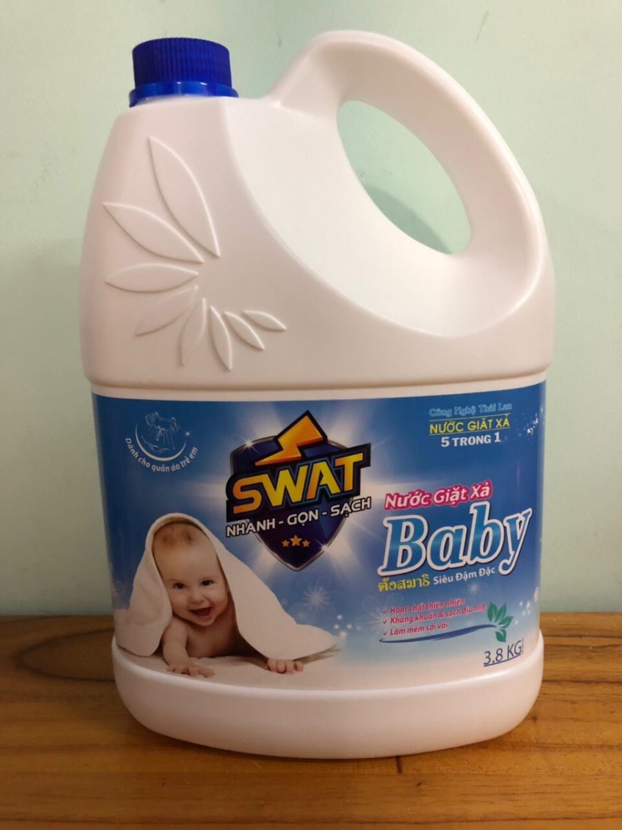Nước giặt xả 5 in 1-  dành cho em bé -SWAT Baby 